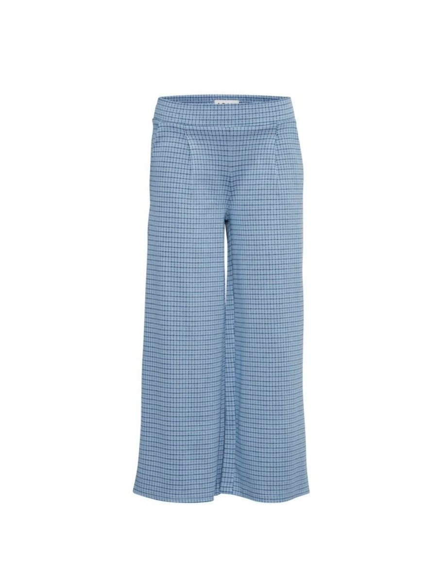 Se Ihkate Cameleon Cropped Wide Pants Della Robbia Blue M hos Diversita.dk