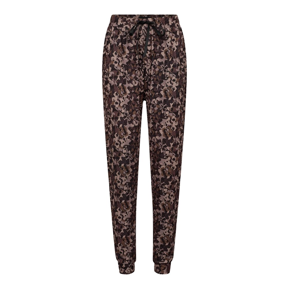 Billede af Alma Pants Brown Camo Flower M/L hos Diversita.dk