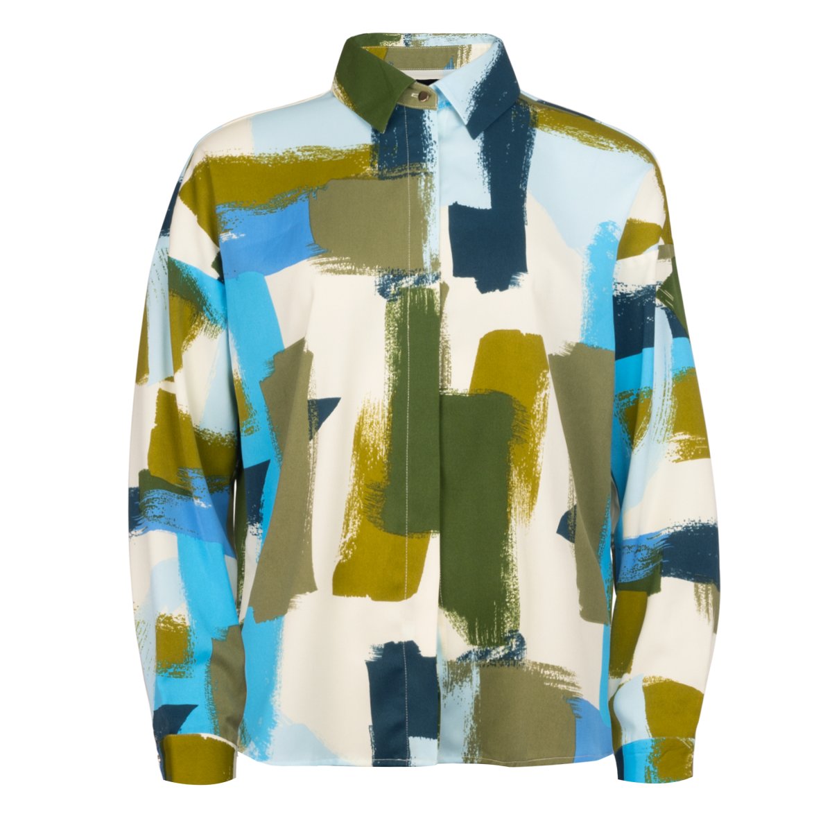 Se Sisse LS Shirt Army Brushstrokes S hos Diversita.dk