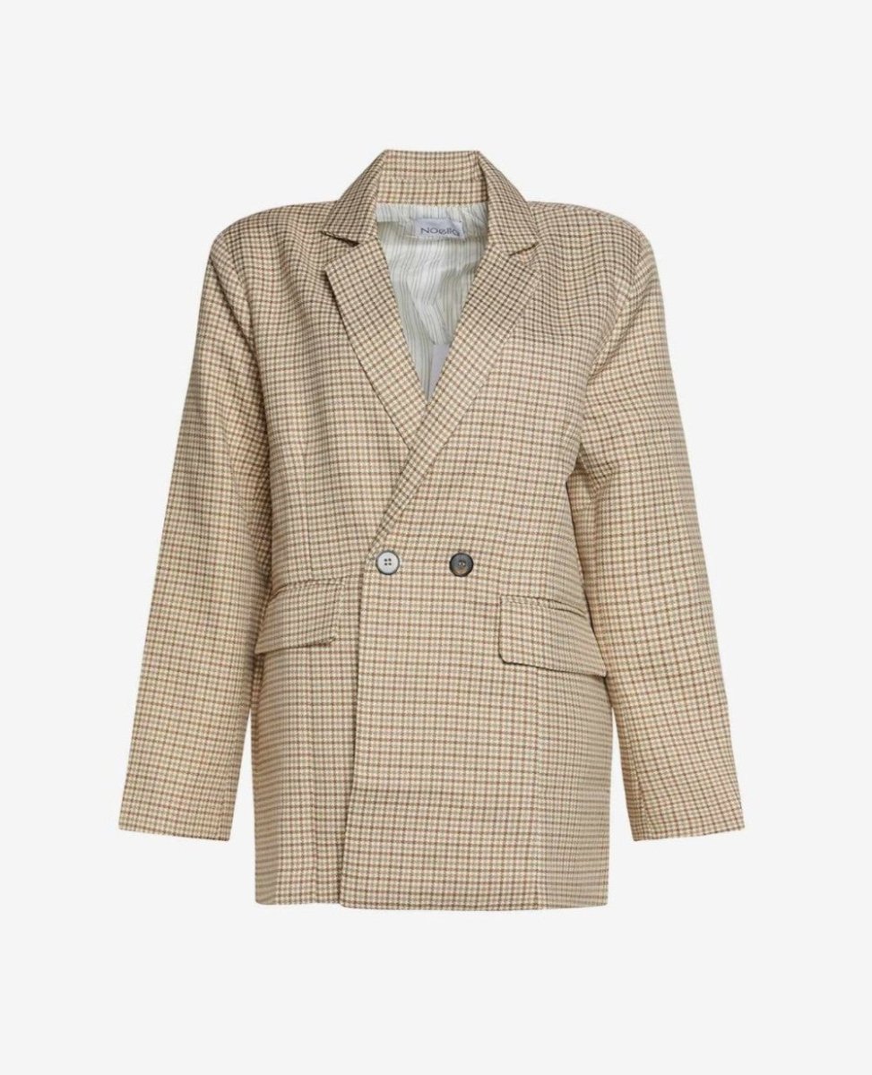 Billede af Mille Oversize Blazer Camel Checks M