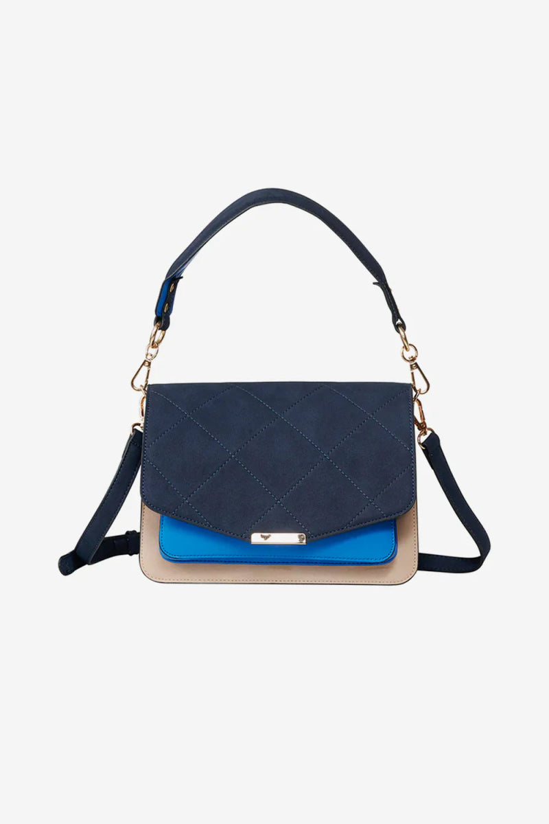 Blanca Multi Compartment bag Taske - Navy/Sand/Blue &quot;BESTSELLER&quot; Onesize
