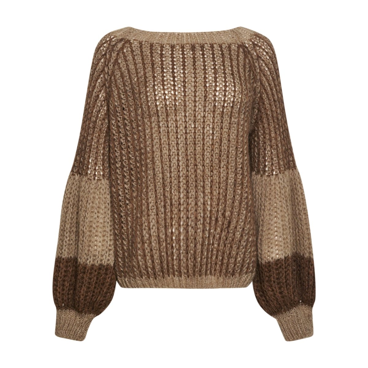 Se Liana Knit Brown/Camel Sweater - Brun XS/S hos Diversita.dk