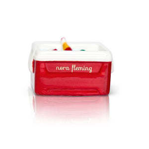 Ice Cold Cooler Nora Fleming Mini - Little Green Apple