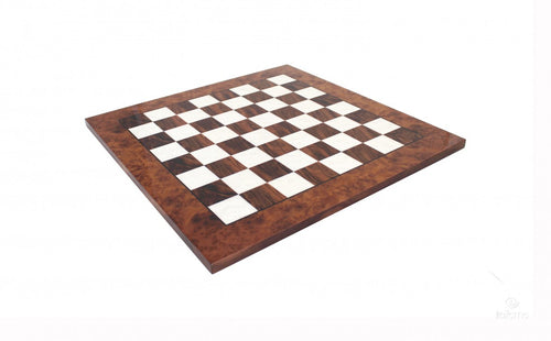 16.5 Inch Gloss Elm and Briarwood Luxury Italian 721RL Chessboard