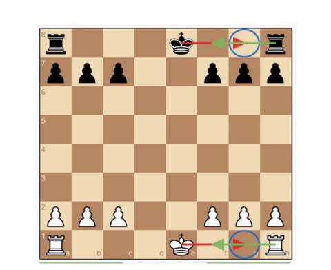 how to castle in chess castling image example