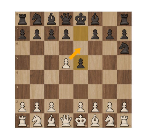 en passant pawn move in chess example