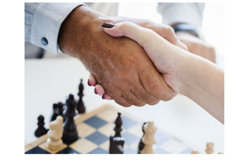 how to draw in the game of chess hand shake chessboard