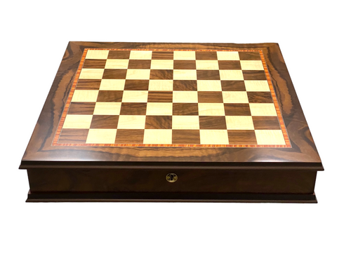 Luxury Italian Walnut Lid Chess Cabinet