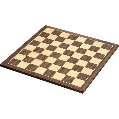 19" Spanish Walnut & Maple Chess Board