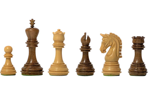 3.75" Imperial Acacia Boxwood Chess Pieces