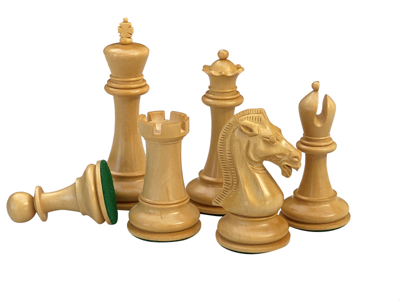 Chariot of Selene 4” Luxury Ebony & Boxwood Chess Pieces - Official Staunton™ 
