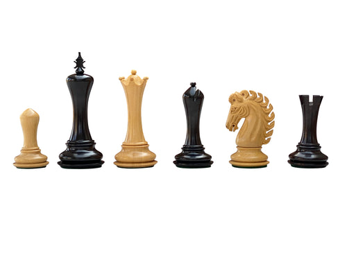 Emperor Series Ebony Chess Pieces