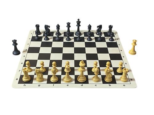 Queens Gambit Fierce Knight Tournament Plastic Chess Set