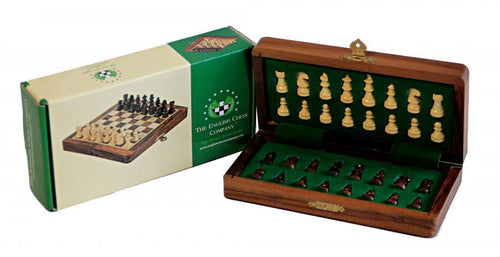 7 Solid Wood Handmade Magnetic Travel Chess Set