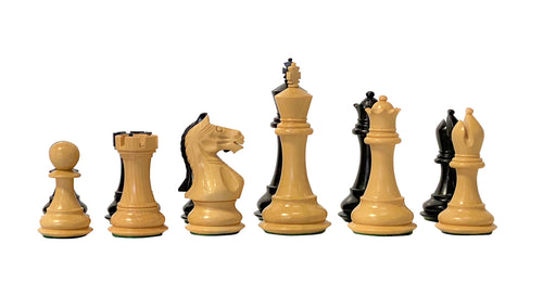 3.5" Black Queens Gambit Supreme Chess Pieces