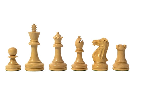 3.5" Stallion Black & Boxwood Staunton Chess Pieces
