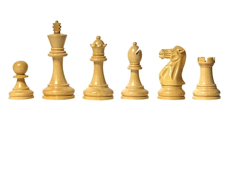 Stallion Acacia and Boxwood Staunton Chess Pieces
