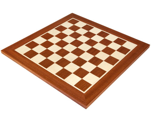 15.75 Inlaid Mahogany and Maple Chess Board