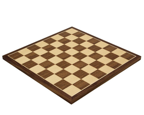 15.75"  Walnut and Maple Chess Board