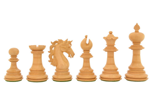 4.4" King Charles Ebony & Boxwood Luxury Chess Pieces