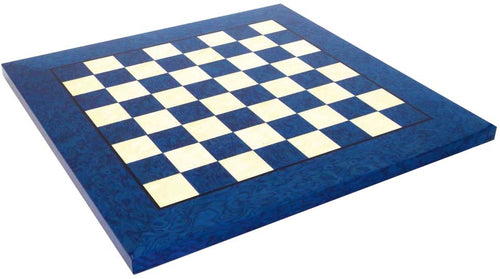 20" Italian Prestige Blue Erable Briar wood Chess Board