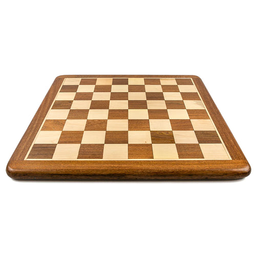 21" Acacia Handmade Round Edged Chess Board