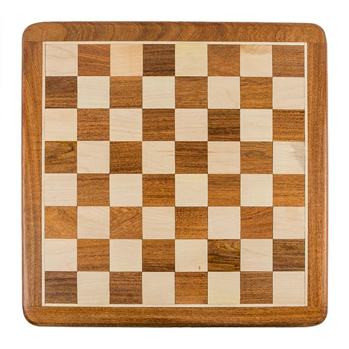 21" Acacia Handmade Round Edged Chess Board