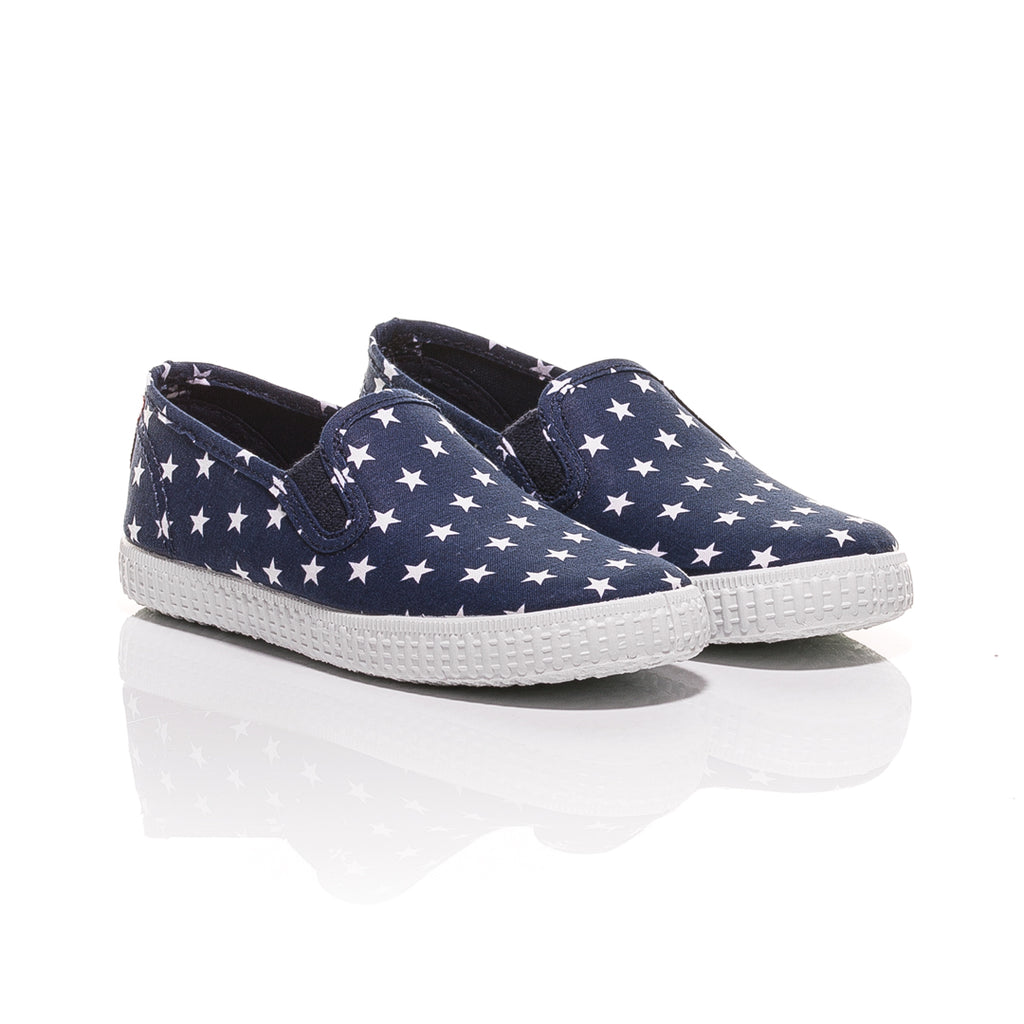 Cienta | Kids Navy Canvas Shoes With 