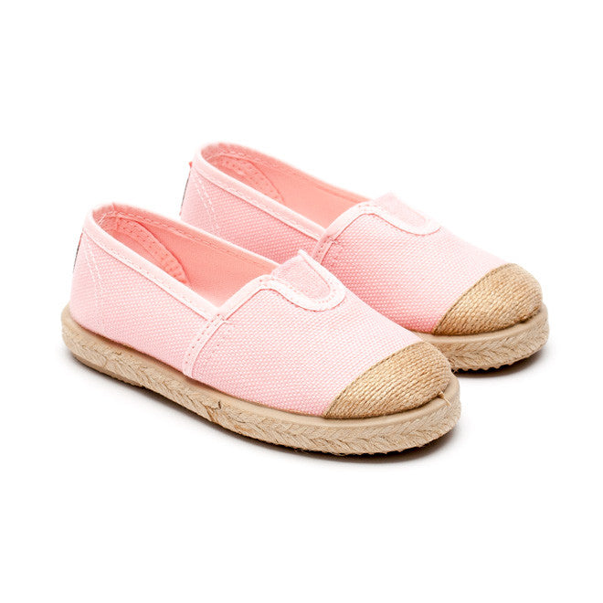 baby pink espadrilles