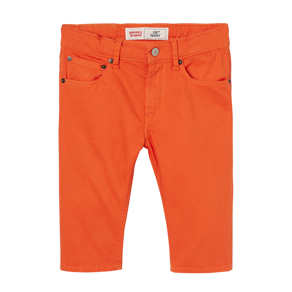 orange levi shorts