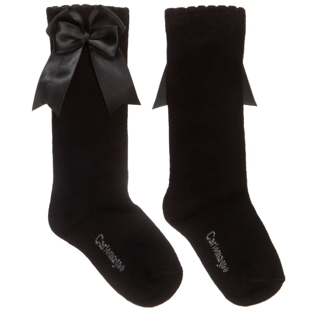 girls bow socks