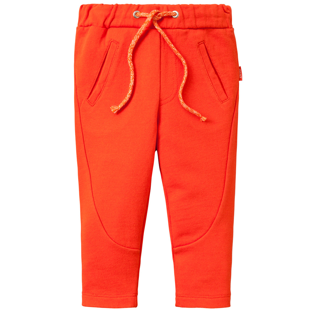 girls red jogging bottoms