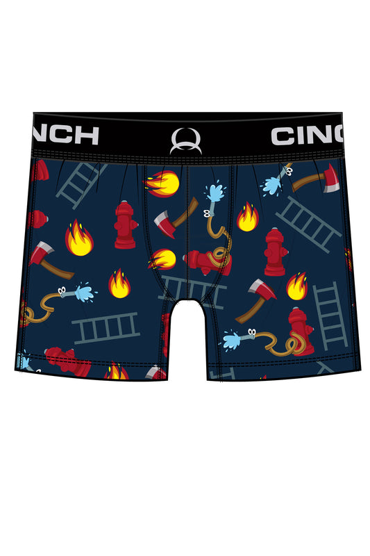 Cinch Men's Underwear - Jackalope Print - 9 Boxers - Billy's