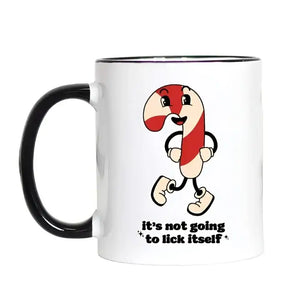 Candy Cane Retro Coffee Mug - Alicia DiMichele Boutique
