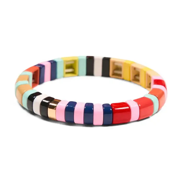 Sugar Stripe Tile Bracelet
