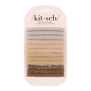 Kitsch Recycled Glitter Hair Elastics - Alicia DiMichele Boutique