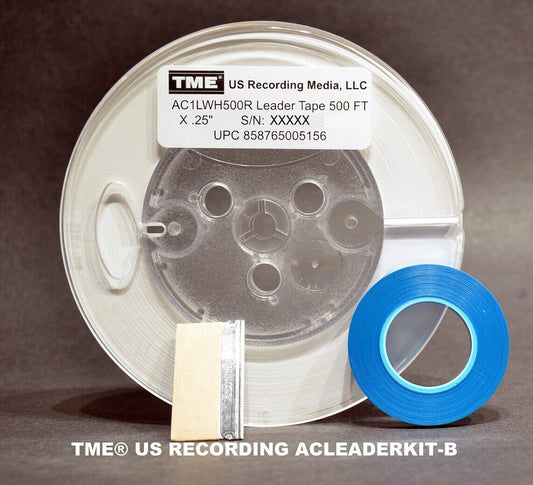 Open Reel Audio Leader Tape White 1/4 X 250 FT Pancake – US
