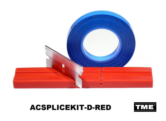 Splicing Kit 1/4 Inch With Polymer Block, Leader Tape, and