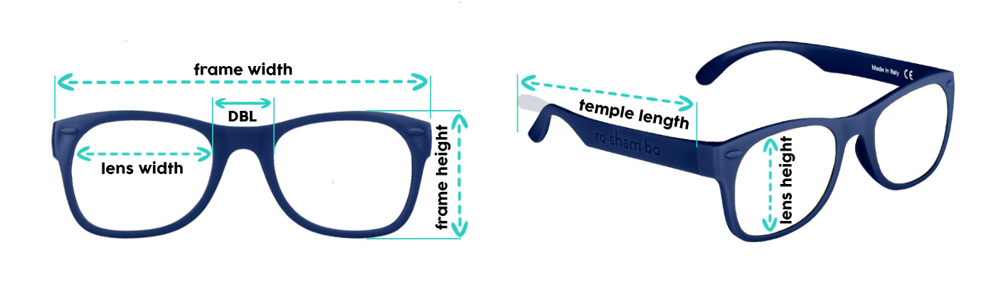 Sunglasses Size | Size Chart by Age