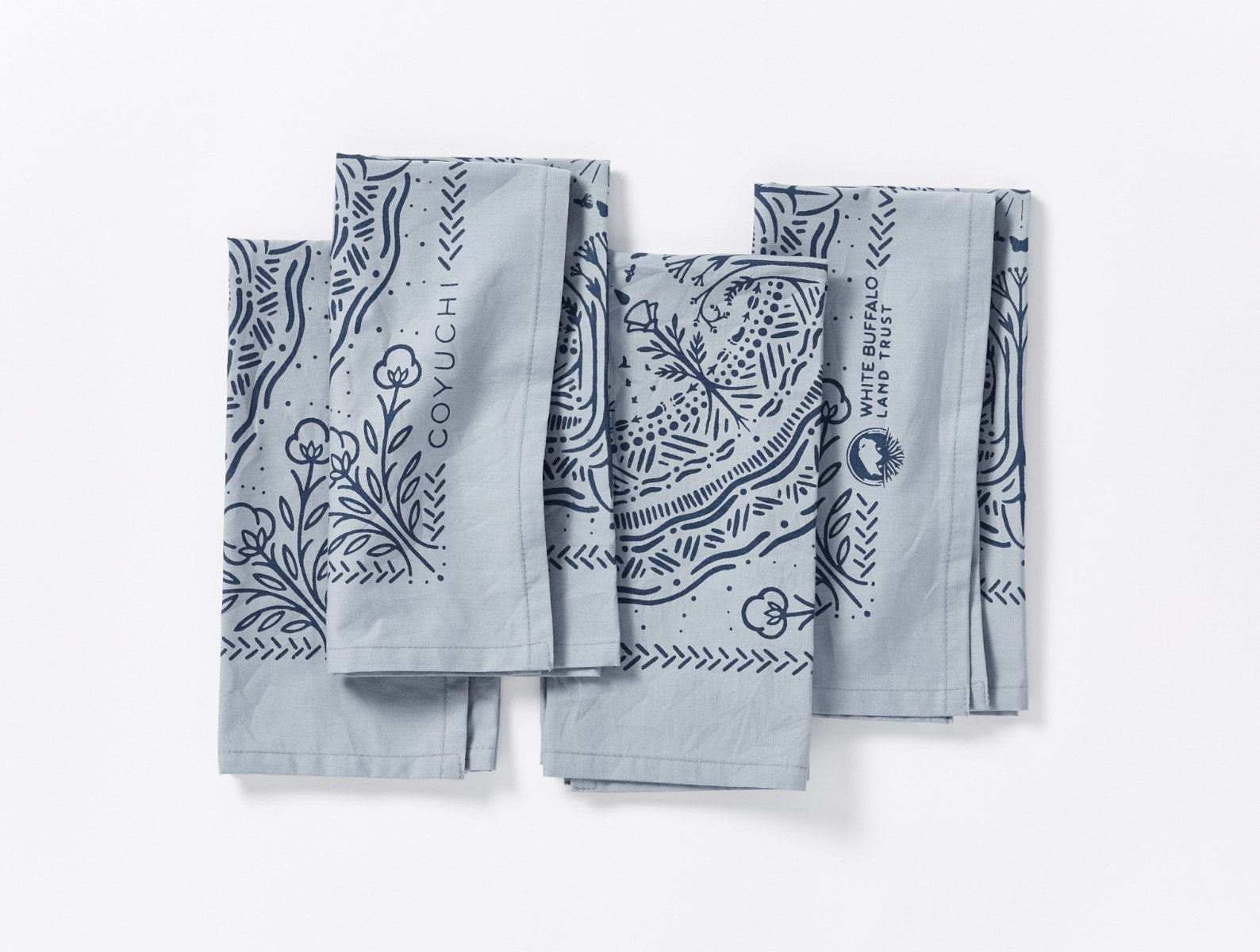 Waffle-Terry Alloy Grey Organic Cotton Dish Towels, Set of 2 +