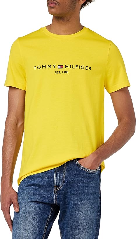 Tommy Hilfiger Herren T-Shirt | Kurzarm, Rundhalsausschnitt