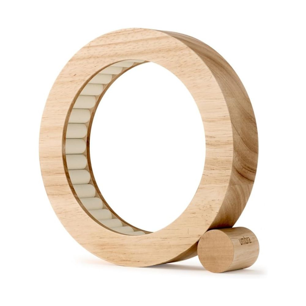 Organisateur de bijoux UMBRA FERRIS | Porte-bague design en bois naturel