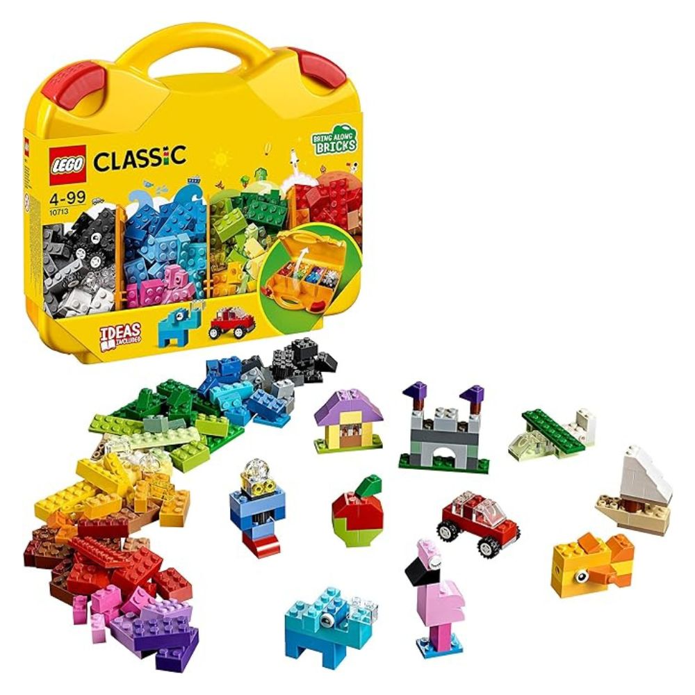 Mallette de démarrage pour blocs de construction LEGO Classic avec boîte de rangement | à partir de 4 ans