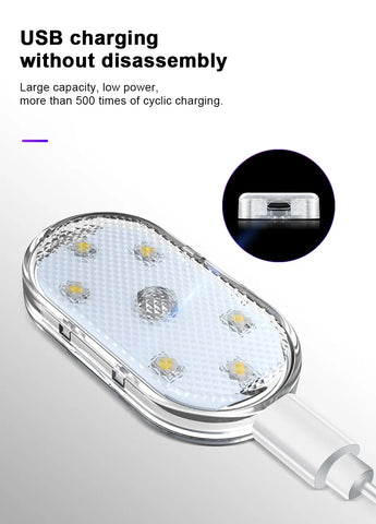 Mehrfarbige LED Atmosphäre Lichter mit Touch-Funktion und USB-Aufladung