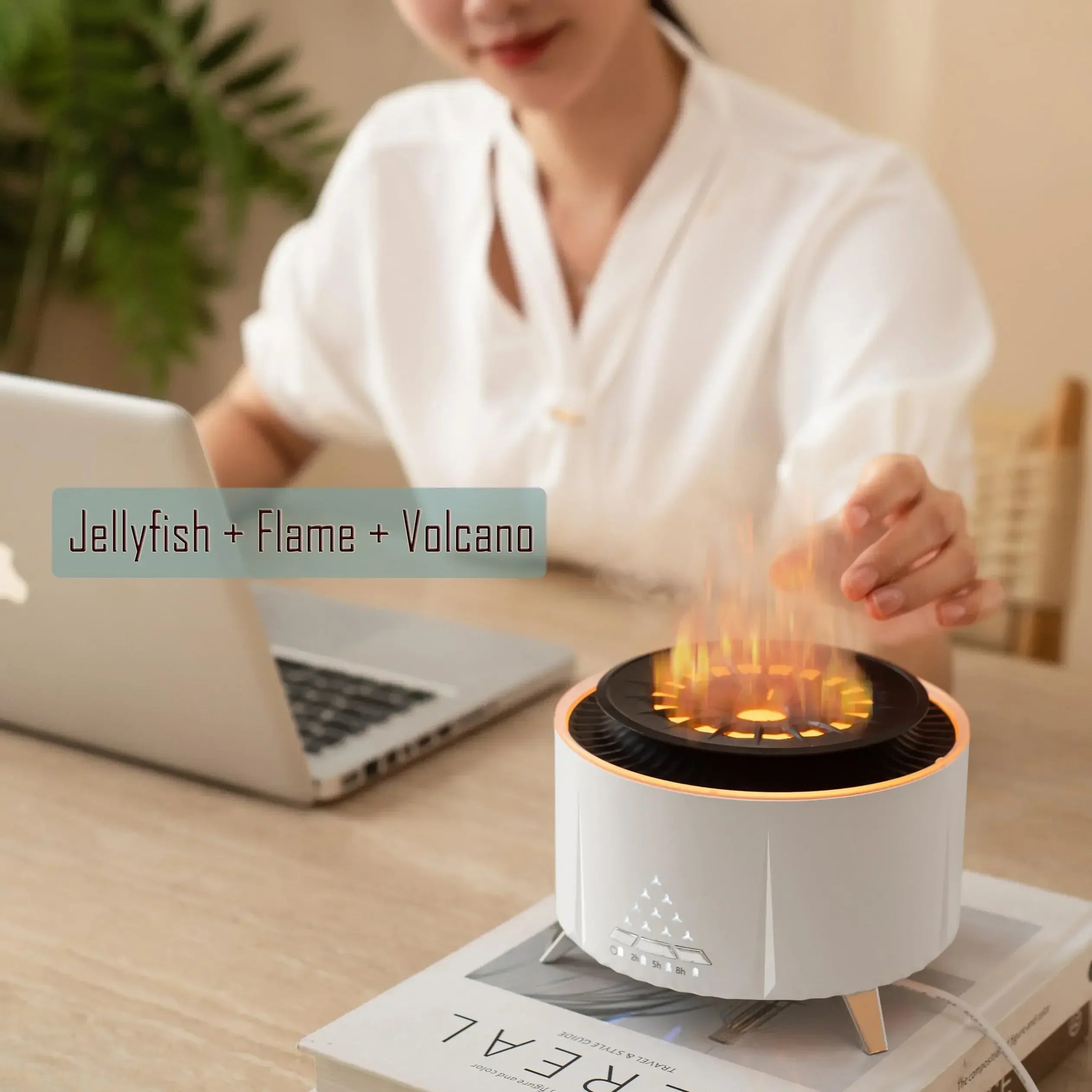 Ultrasonic Aroma Diffuser Jellyfish Design | Indoor Humidifier (350ml)