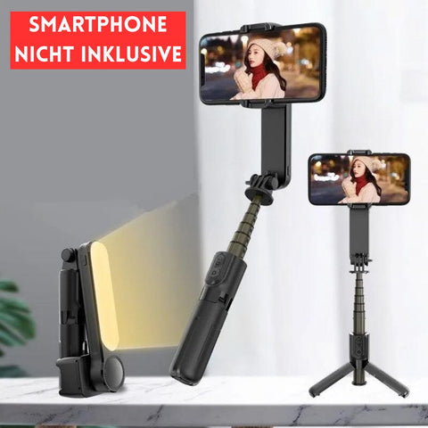 Adjustable Bluetooth Mobile Phone Holder Fill Light Selfie Stand for iPhone, Samsung, Huawei, Xiaomi