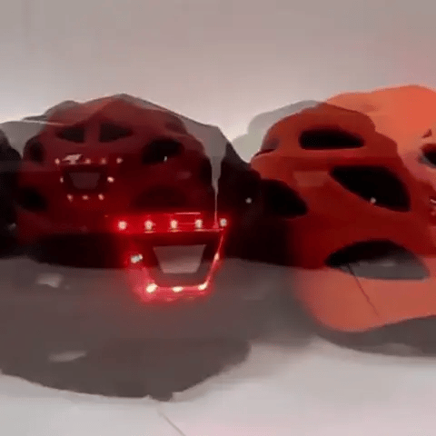 Atmungsaktiver Fahrradhelm für Herren und Damen | mit LED-Lichtm (GIF2)