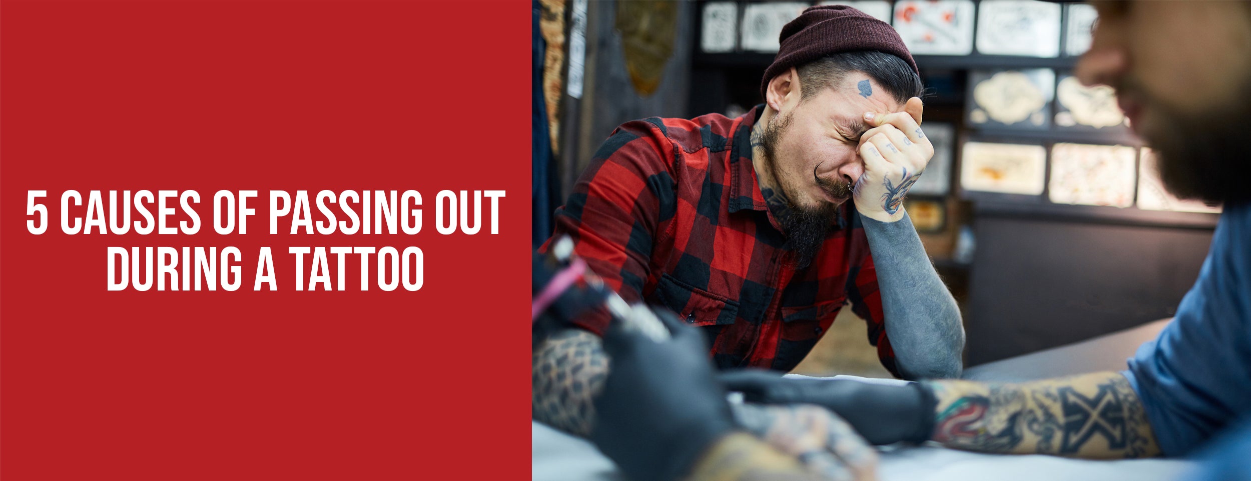 The 5 most common reasons for passing out during a tattoo