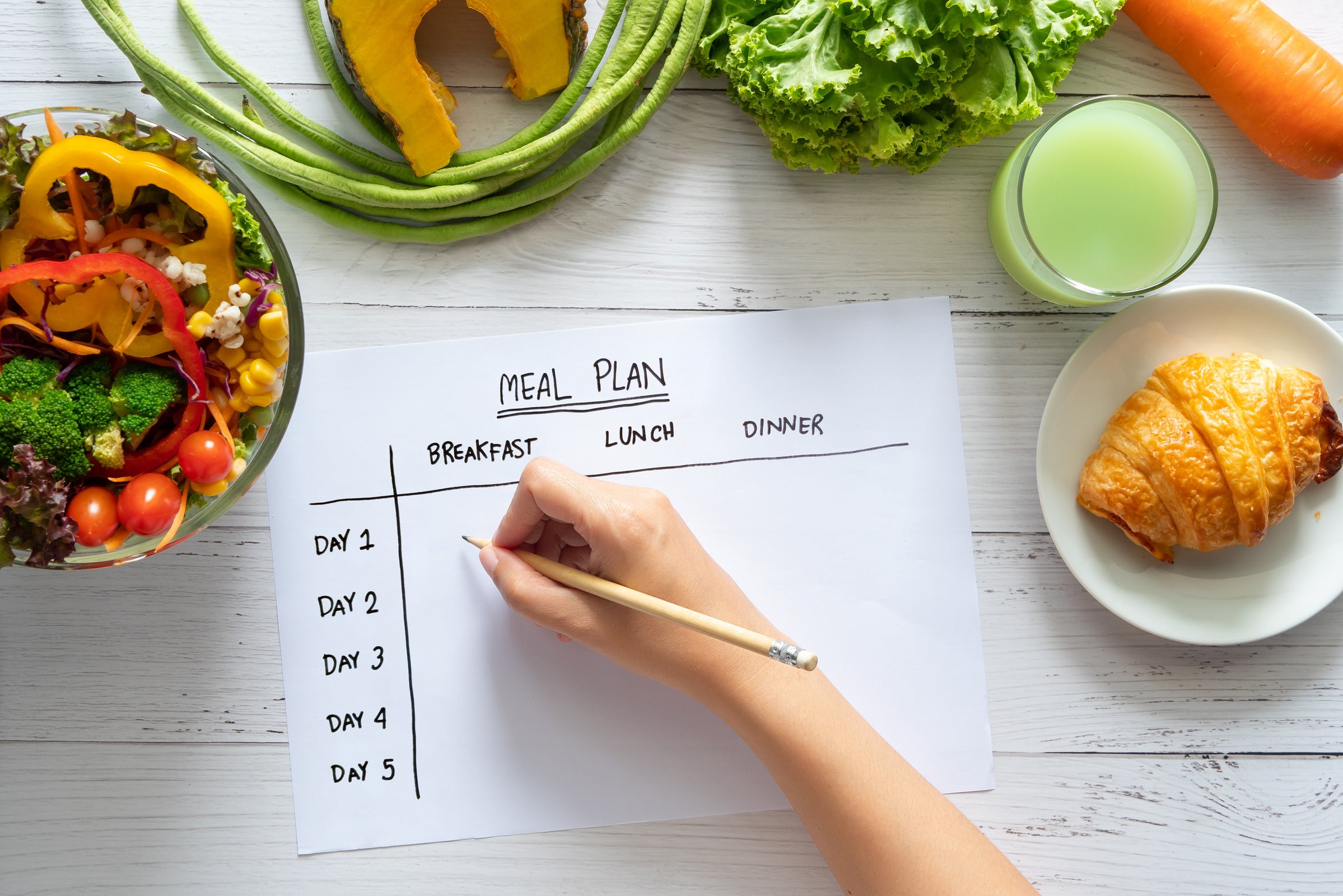 A daily meal plan for hemorrhoids after surgery