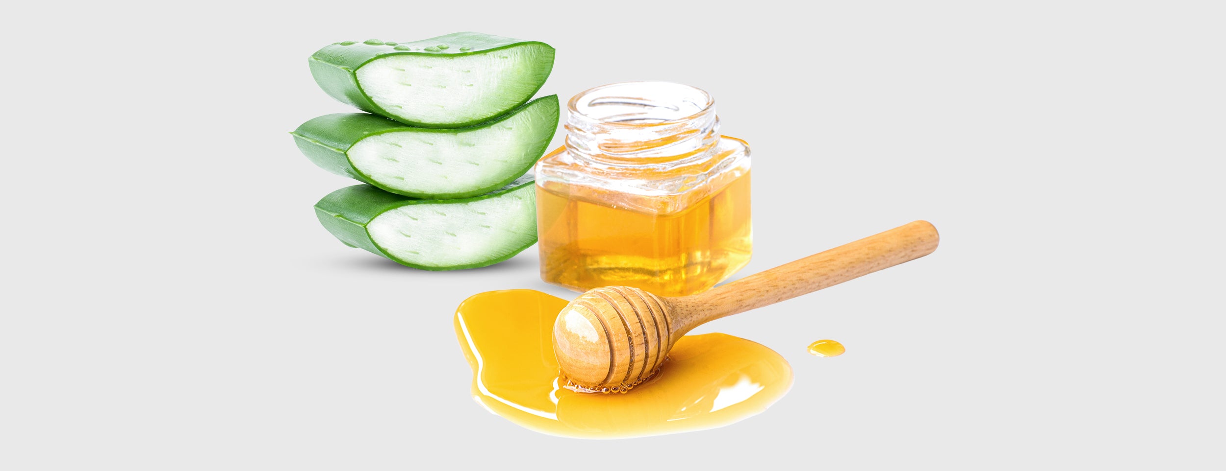 Aloe Vera and honey remedies for sunburn